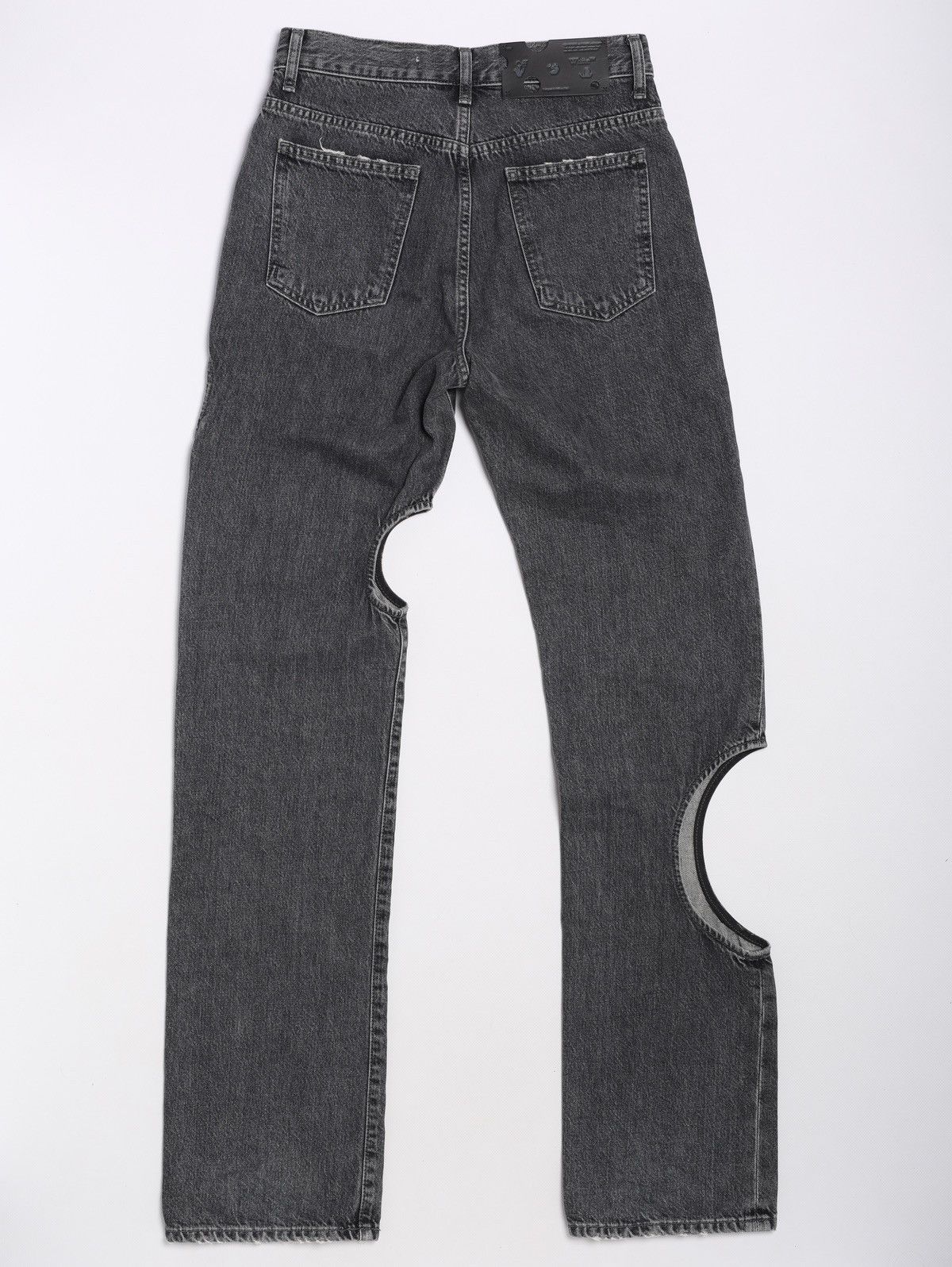 Off-White Off-White Permanent Meteor Jeans Hole Pants Grey Size 27" / US 4 / IT 40 - 20 Thumbnail