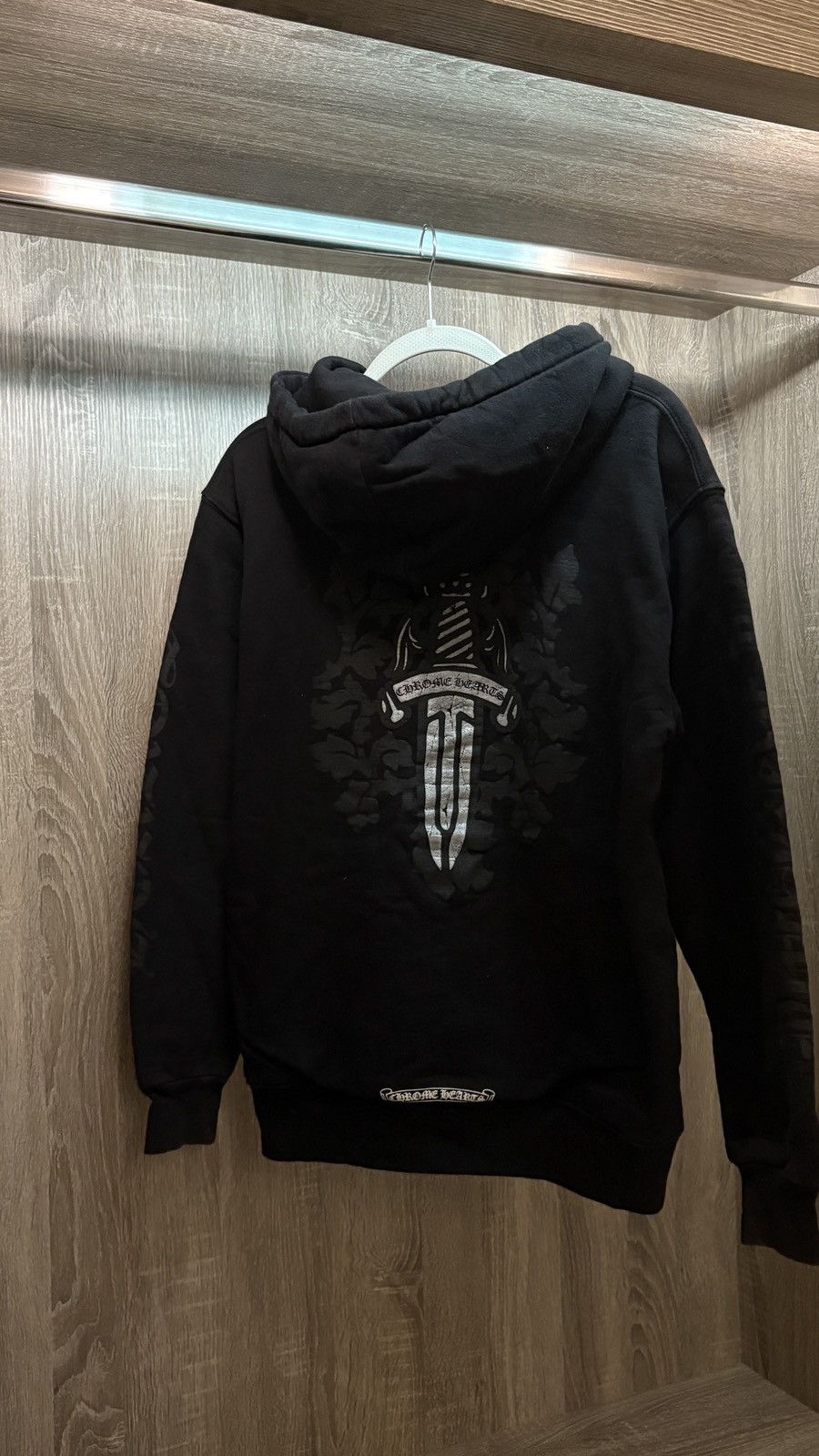 Chrome Hearts Chrome Hearts Dagger Hoodie Black M Size US M / EU 48-50 / 2 - 2 Thumbnail