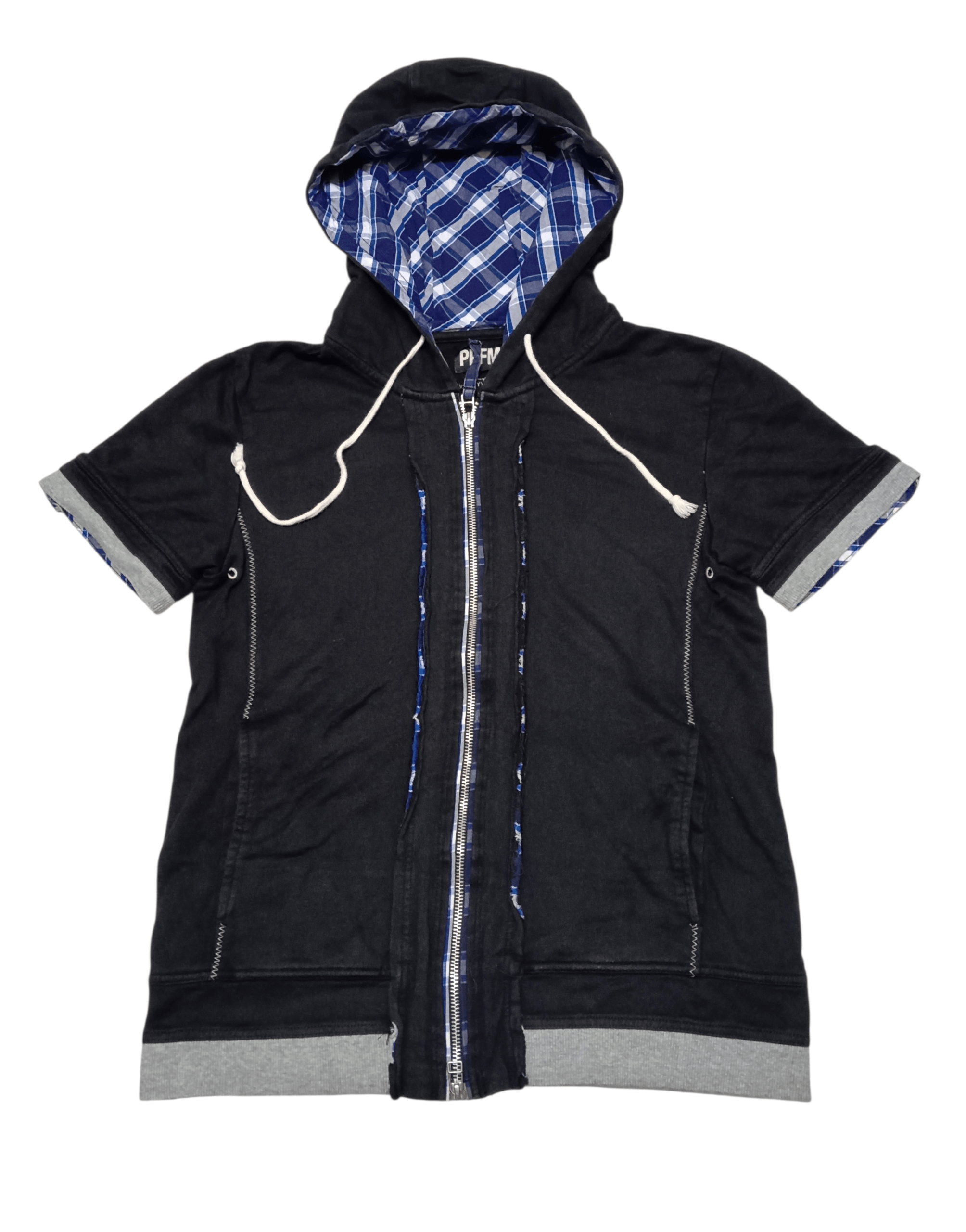 PPFM PPFM Zipper Short Sleeve Hoodie Size US S / EU 44-46 / 1 - 1 Thumbnail