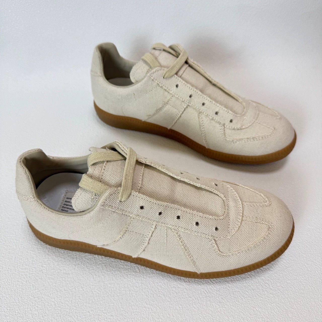 Maison Margiela Maison Margiela Replica Low-Top German Training Sneakers Size US 6.5 / IT 36.5 - 3 Thumbnail