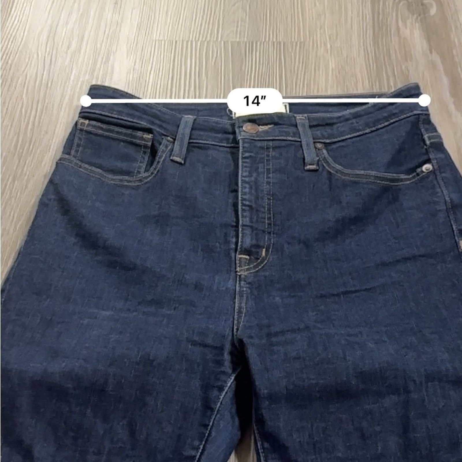 Madewell Madewell Curvy High-Rise Skinny Jeans in Lucille Wash Size 28" / US 6 / IT 42 - 9 Thumbnail