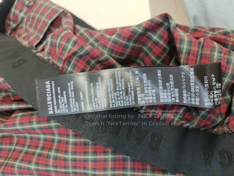 Balenciaga Balenciaga size M Plaid Shorts Size US 27 - 6 Thumbnail