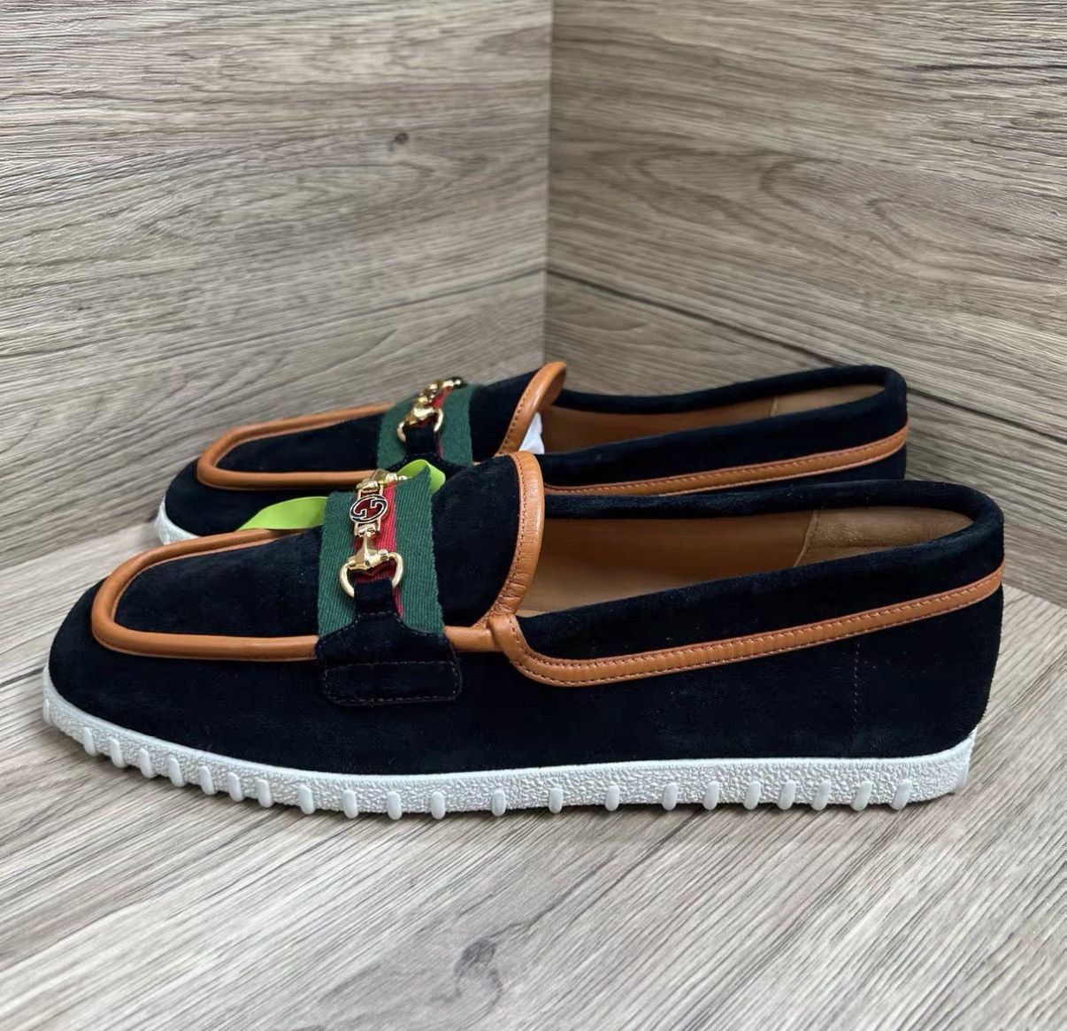 Gucci Gucci Horsebit Double G Loafers J41 Size US 8.5 / EU 41-42 - 1 Thumbnail