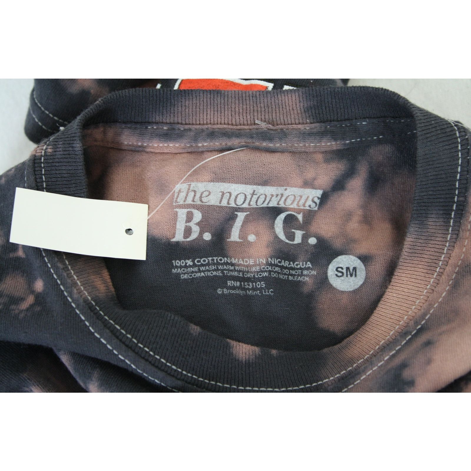 Band Tees × Rap Tees NWT Biggie Smalls Tie Dye Parking Lot Style Rap Tee Size US S / EU 44-46 / 1 - 4 Thumbnail