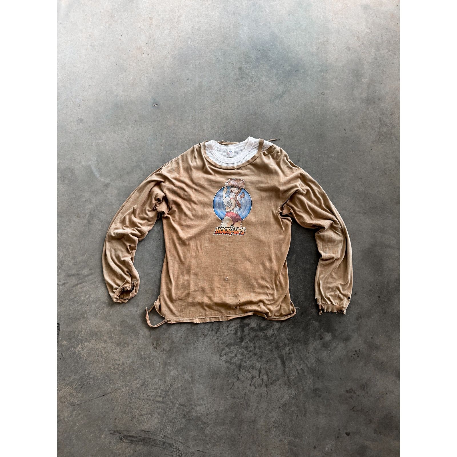 Hook-Ups 1990s Thrashed Hook-Ups Skate L/S Size XL Size US XL / EU 56 / 4 - 4 Thumbnail