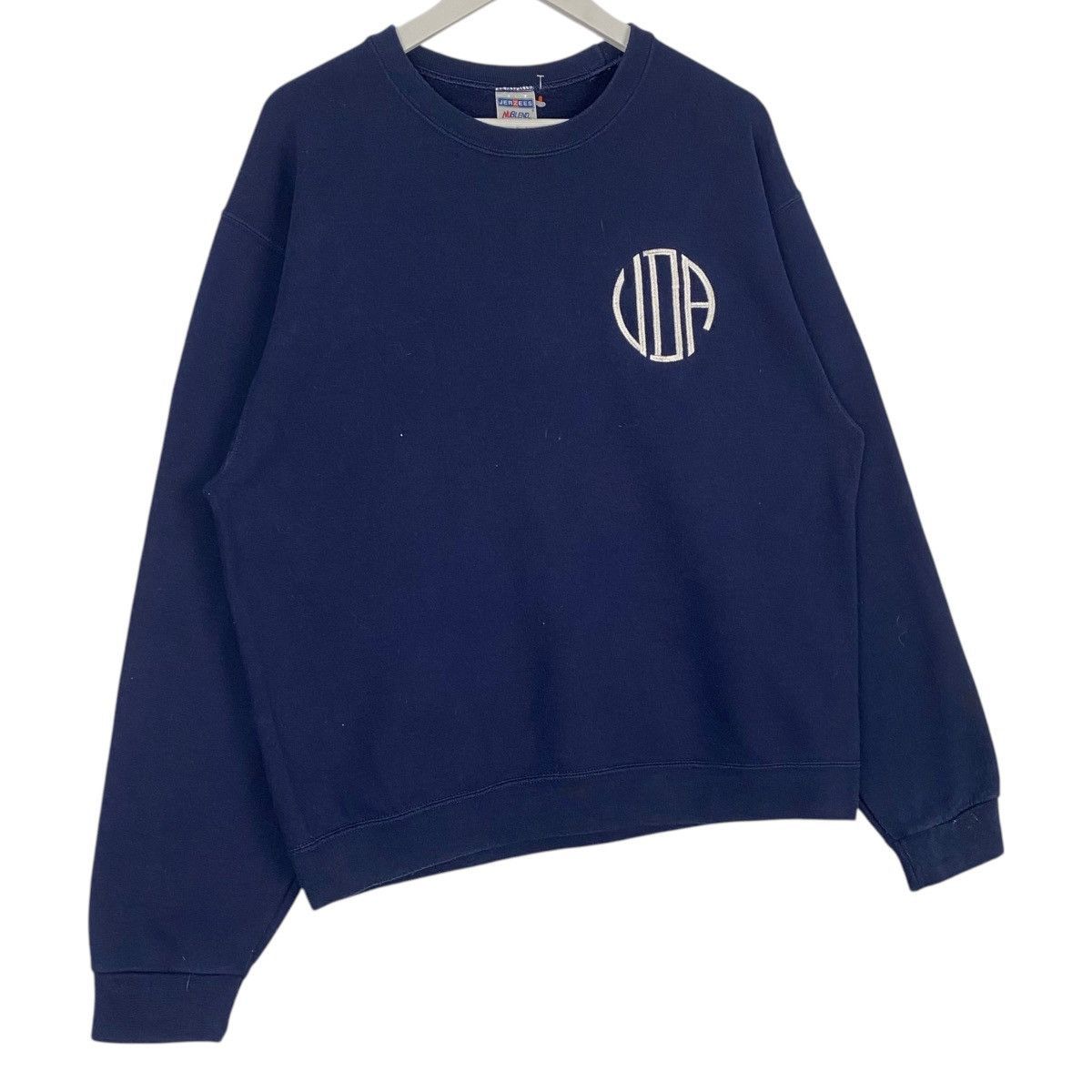Jerzees Vintage Jerzees Small Embroidered Crewneck Sweatshirt Blue Size US M / EU 48-50 / 2 - 2 Thumbnail