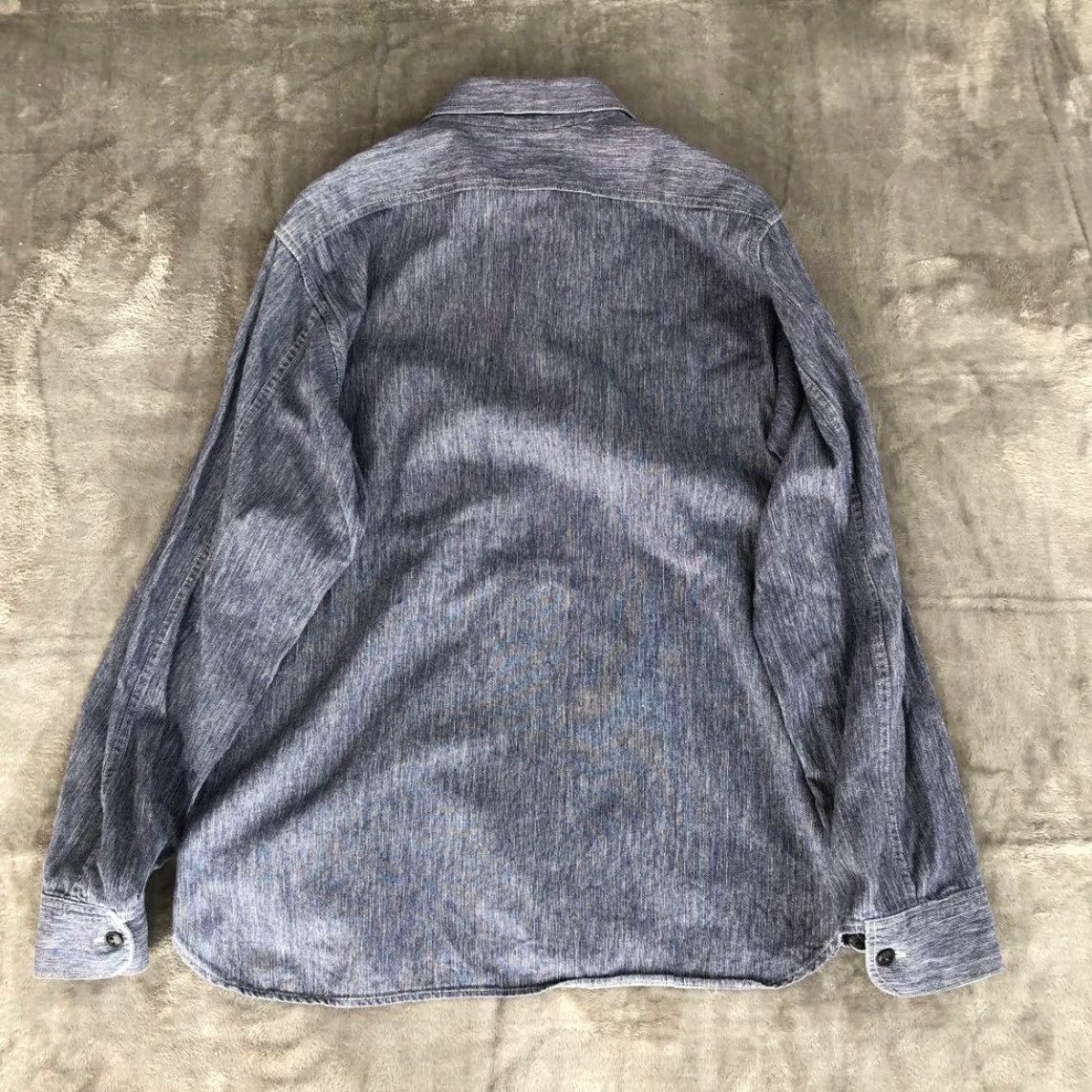 Sugar Cane Sugar Cane Chambray Pullover Work Shirt Denim Long Sleeve Mens Size: M Size US M / EU 48-50 / 2 - 4 Thumbnail