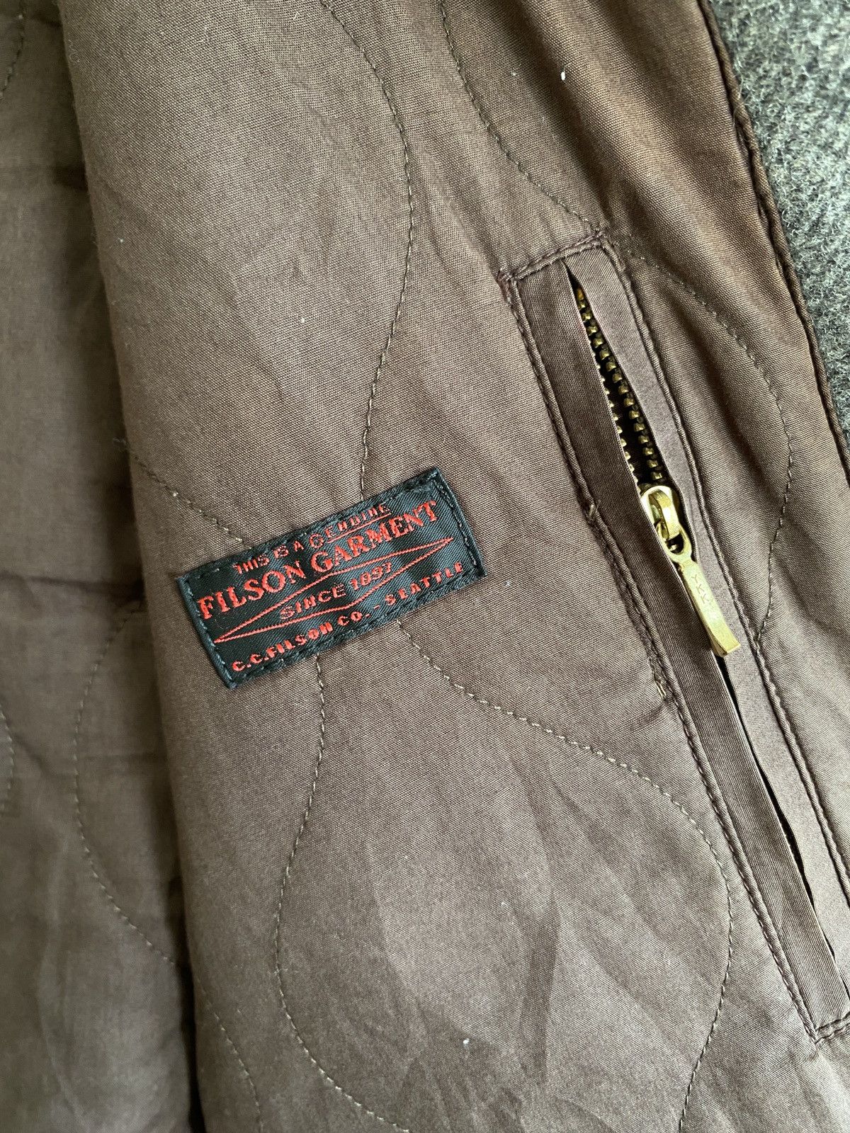 Filson Very Rare Vintage Filson Mackinaw Wool Hoodie Jacket 1980s Size US M / EU 48-50 / 2 - 10 Thumbnail