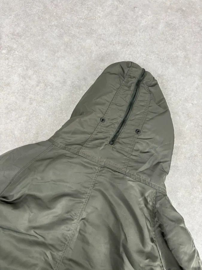 Polo Ralph Lauren 2010s Ralph Lauren Green Aviator Detachable Hood Bomber Jacket Size US M / EU 48-50 / 2 - 10 Thumbnail