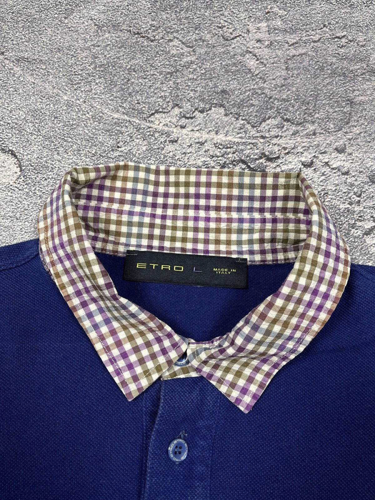 Etro Premium Etro Luxury Long Sleeve Shirt polo Size US L / EU 52-54 / 3 - 7 Thumbnail