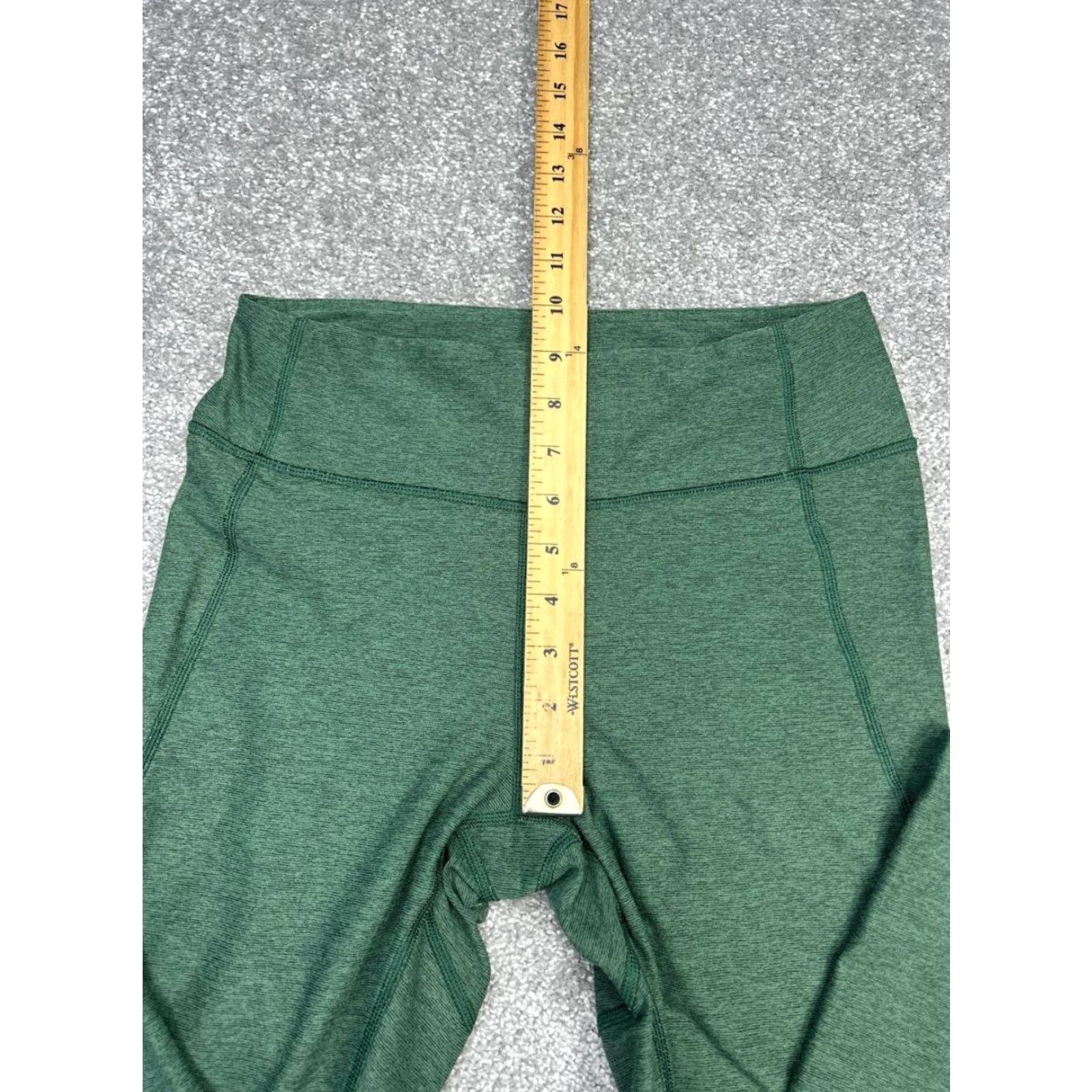 Outdoor Voices Outdoor Voices Leggings Womens Medium Green Cropped Stretch Mid Rise Training Size 32" / US 10 / IT 46 - 5 Thumbnail