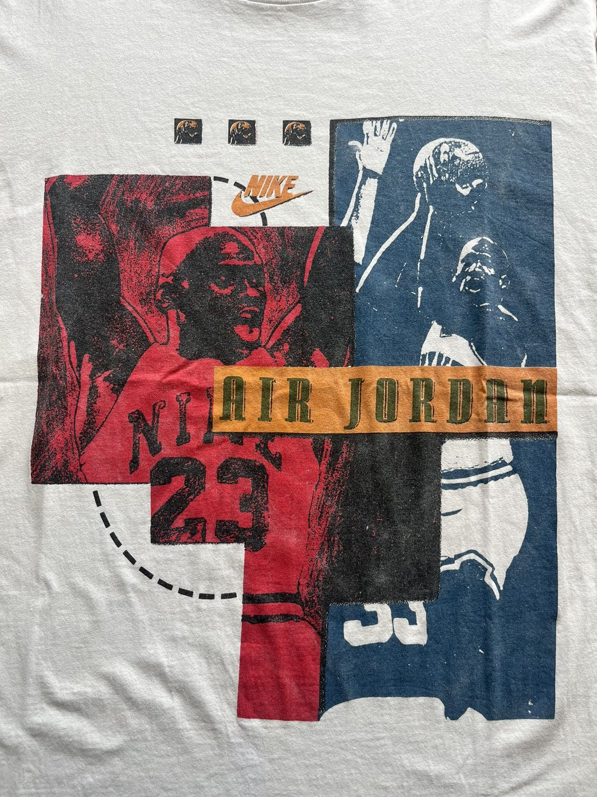Jordan Brand Vintage NIKE AIR JORDAN 90’s Tshirt Size US XL / EU 56 / 4 - 6 Thumbnail