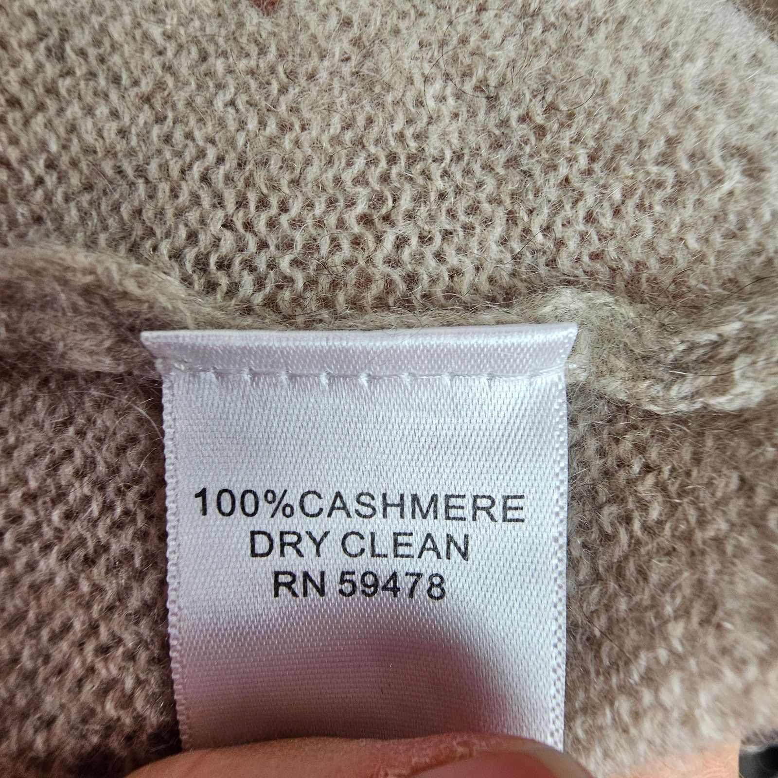 MAX&Co. Max Studio Womens Cashmere Cardigan Sweater S Hooded Size S / US 4 / IT 40 - 7 Thumbnail