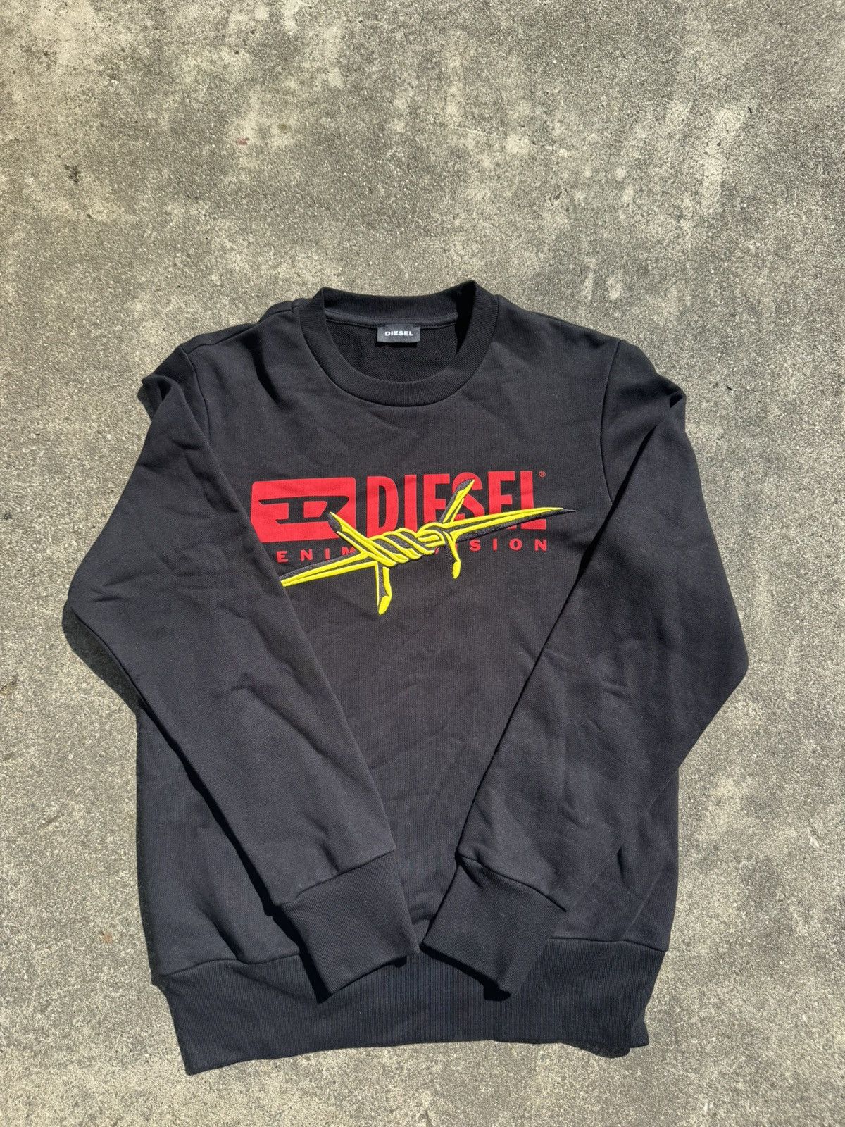 Diesel Diesel Sweatshirt Black Size US S / EU 44-46 / 1 - 1 Thumbnail