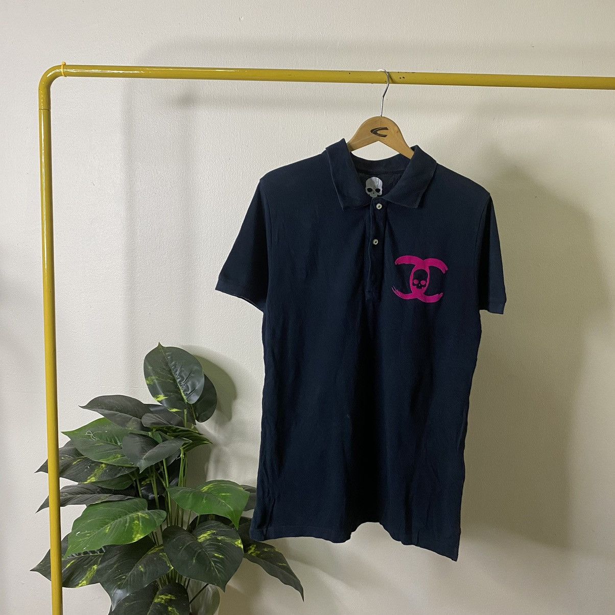 HYDROGEN Hydrogen Skulls Polo Tee Made in Romania Size US M / EU 48-50 / 2 - 1 Thumbnail