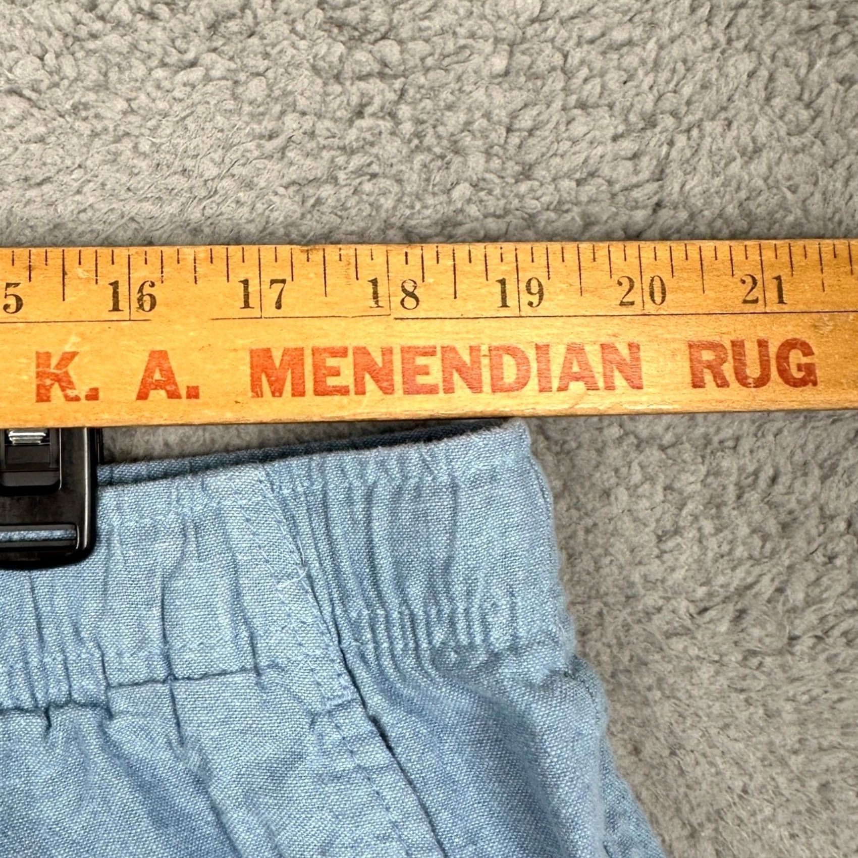 Old Navy Old Navy Linen Blend Jogger Shorts Mens XL Blue Casual Drawstring Stretch Waist Size US 38 / EU 54 - 6 Thumbnail
