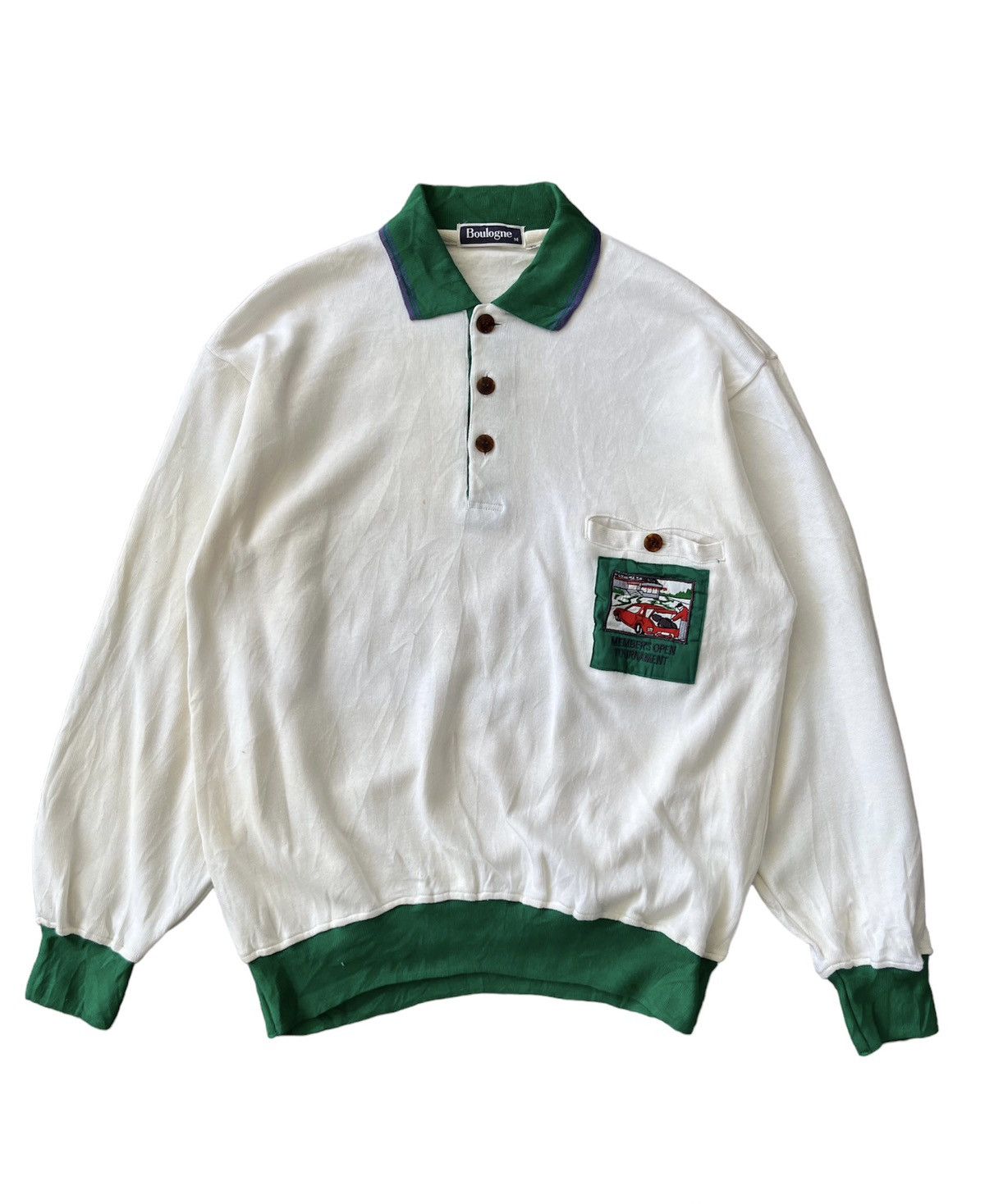 Japanese Brand Vintage Boulogne Sweatshirts Size US M / EU 48-50 / 2 - 1 Thumbnail
