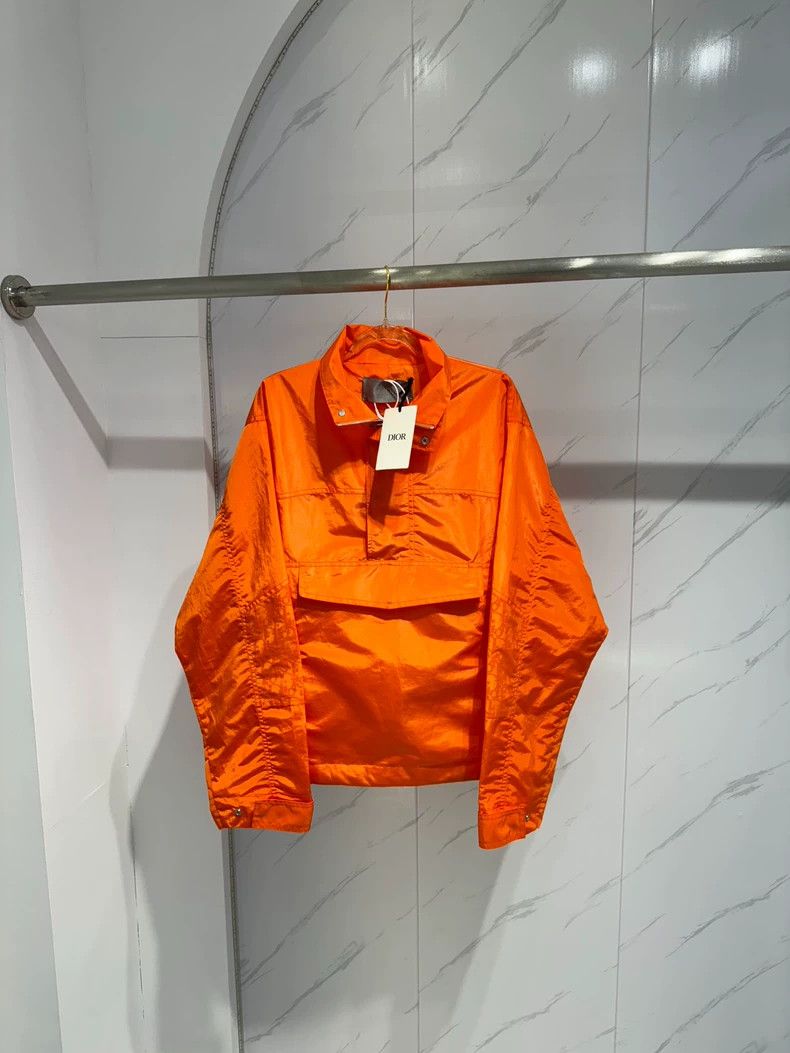 Dior Dior Orange old flower logo stitching half-zipper jacket 25 Size US S / EU 44-46 / 1 - 1 Thumbnail