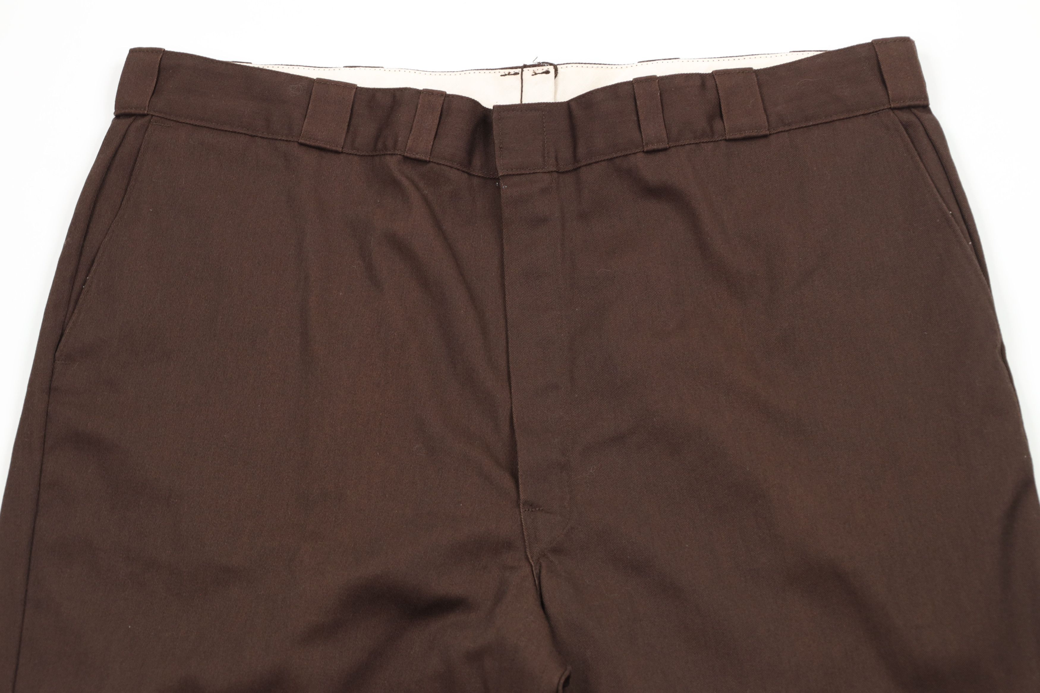 Dickies × Vintage Vintage 70s Dickies Wide Leg Work Mechanic Pants Brown USA Size US 44 / EU 60 - 2 Thumbnail