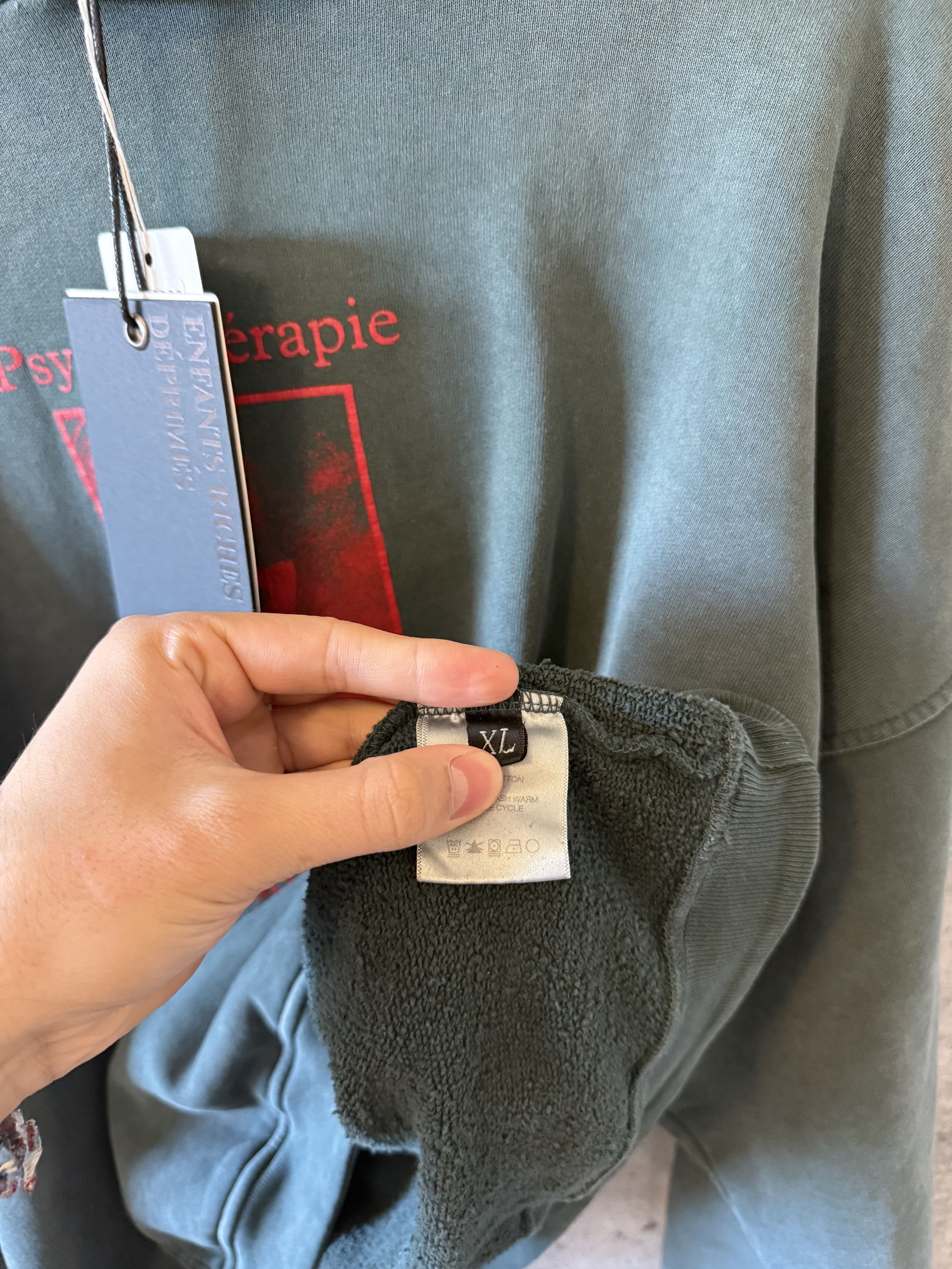 Enfants Riches Deprimes Enfants riches deprimes PSYCHOTHÉRAPIE HOODIE Size US XL / EU 56 / 4 - 8 Thumbnail