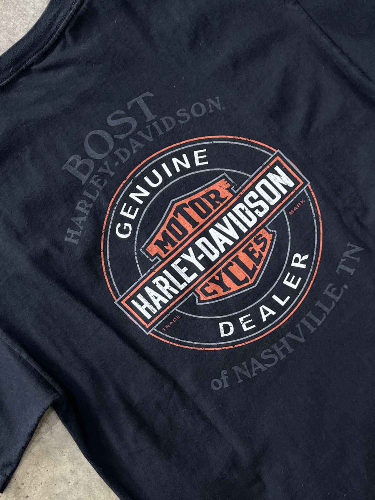 Harley Davidson Vintage 2008 Harley Davidson Motorcycles Nashville Tee Large Size US L / EU 52-54 / 3 - 5 Thumbnail