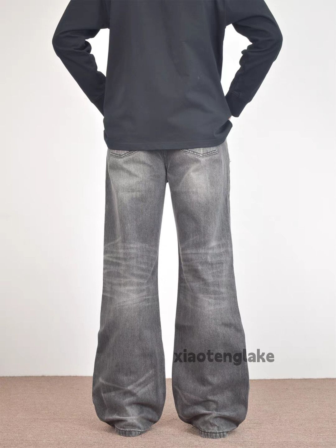 Jean × Vintage utility washed faded yuppie y2l loose cleanfit jeans Size US 34 / EU 50 - 6 Thumbnail