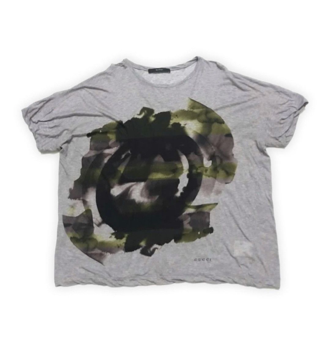 Gucci Gucci Watercolour Oversized Shirt Size L / US 10 / IT 46 - 1 Thumbnail