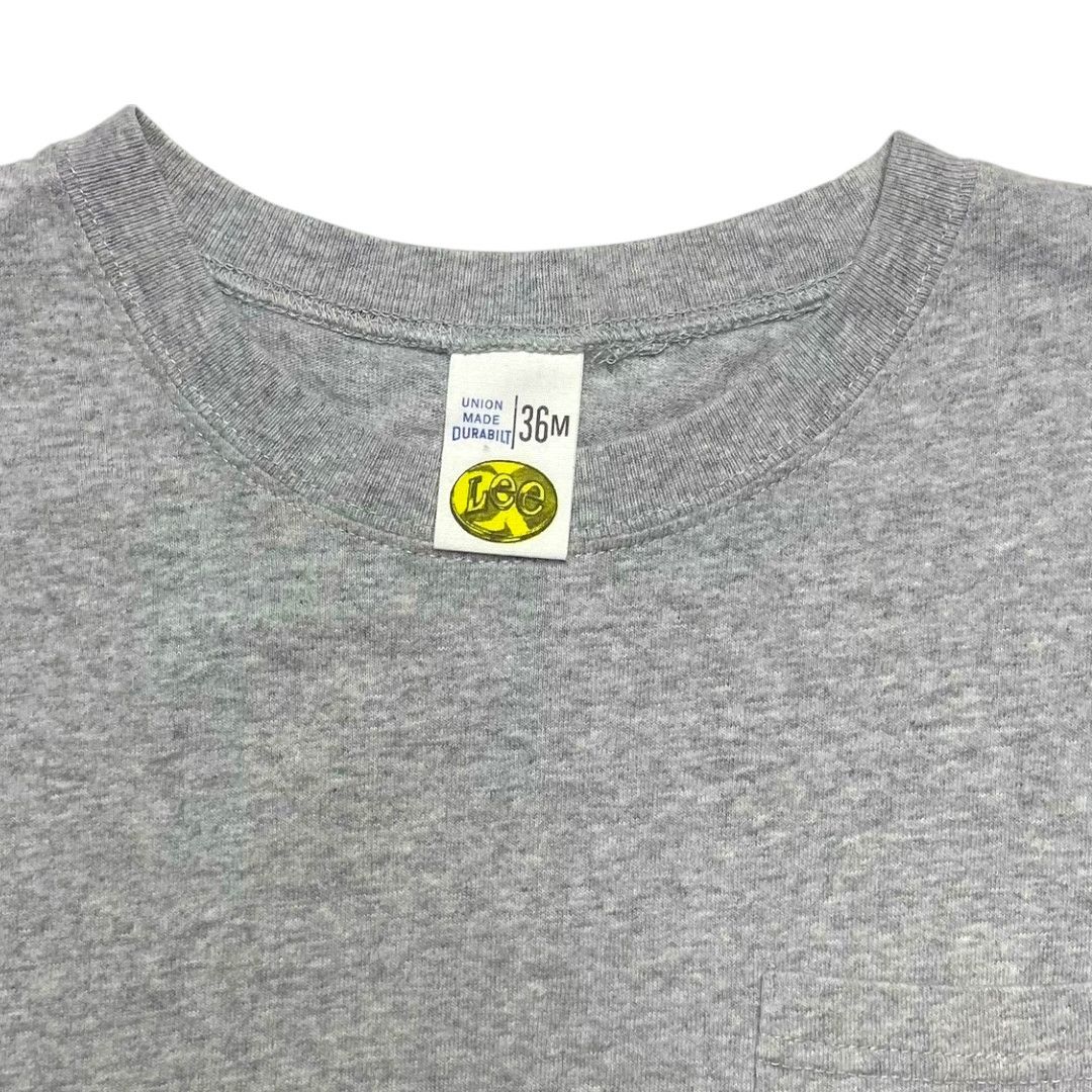 Lee Vintage Lee Pocket Logo Grey tee Size US M / EU 48-50 / 2 - 4 Thumbnail
