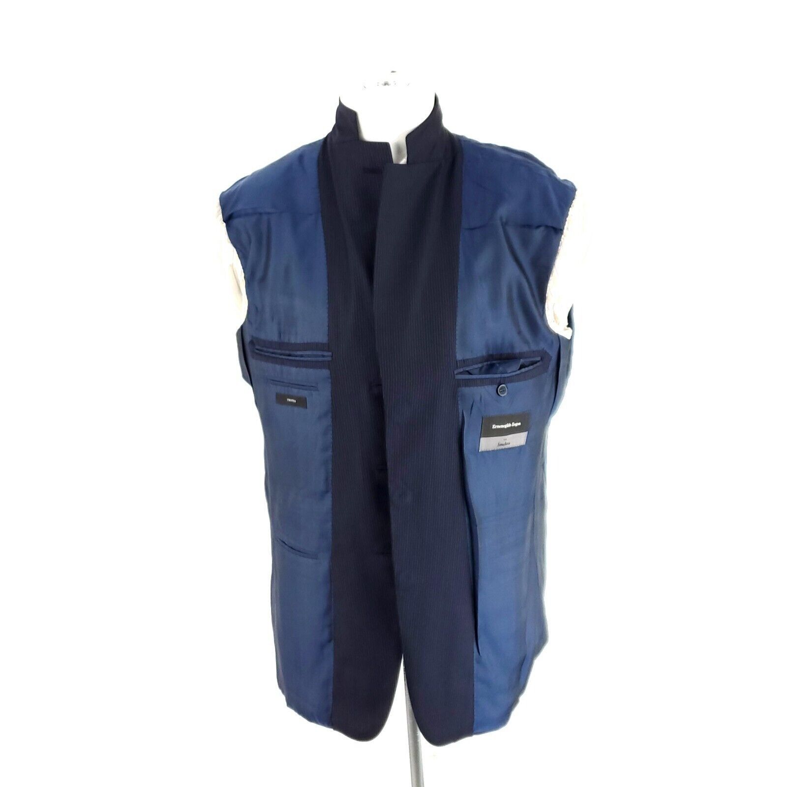 Ermenegildo Zegna Ermenegildo Zegna Neiman Marcus Trofeo Wool 3 Button Suit Ja Size 40R - 10 Thumbnail