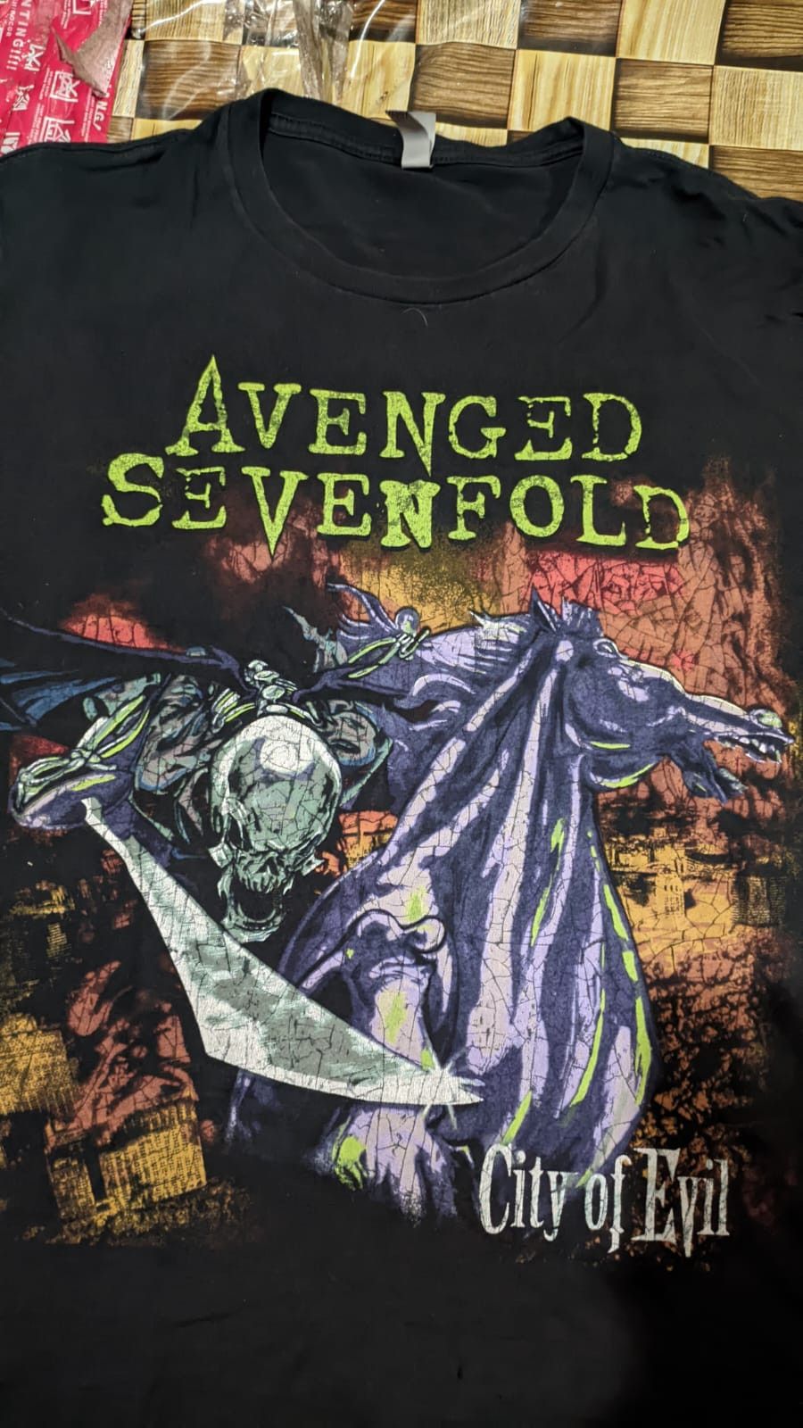 Band Tees Band Tees Avenged Sevenfold A7X Heavy Metal City Of Evil Size US L / EU 52-54 / 3 - 1 Thumbnail