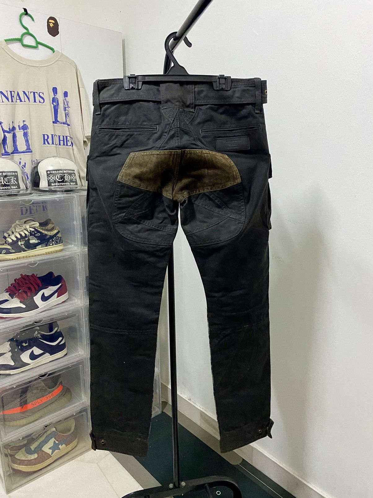 Undercover Vintage Undercover AW08 oiled waxed Cargo Bondage Pants Size US 30 / EU 46 - 9 Thumbnail