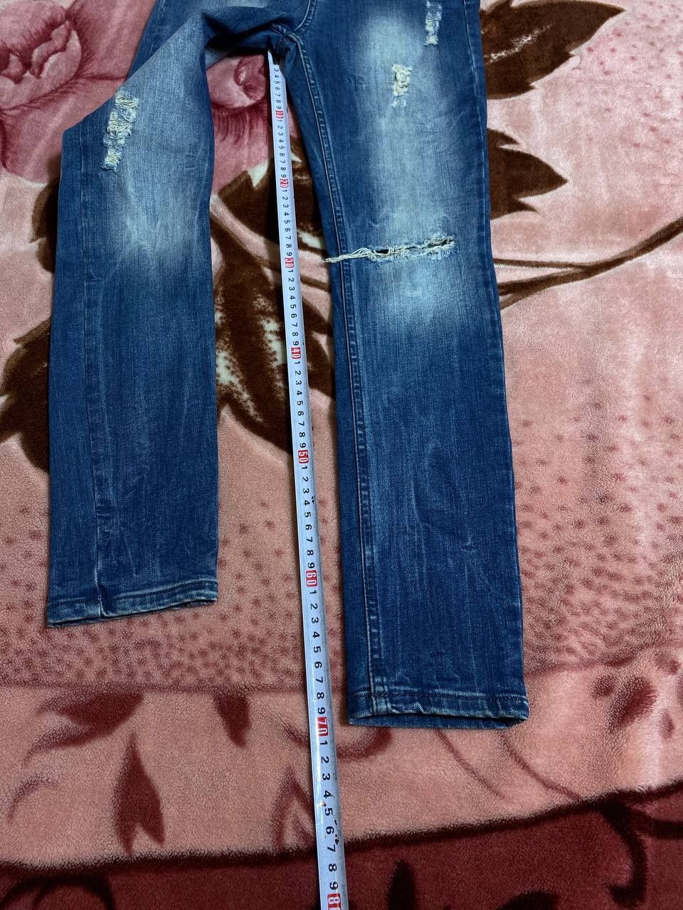 Philipp Plein Vintage Skull Denim Philipp Plein Distressed Fabric Style Size US 27 - 16 Thumbnail