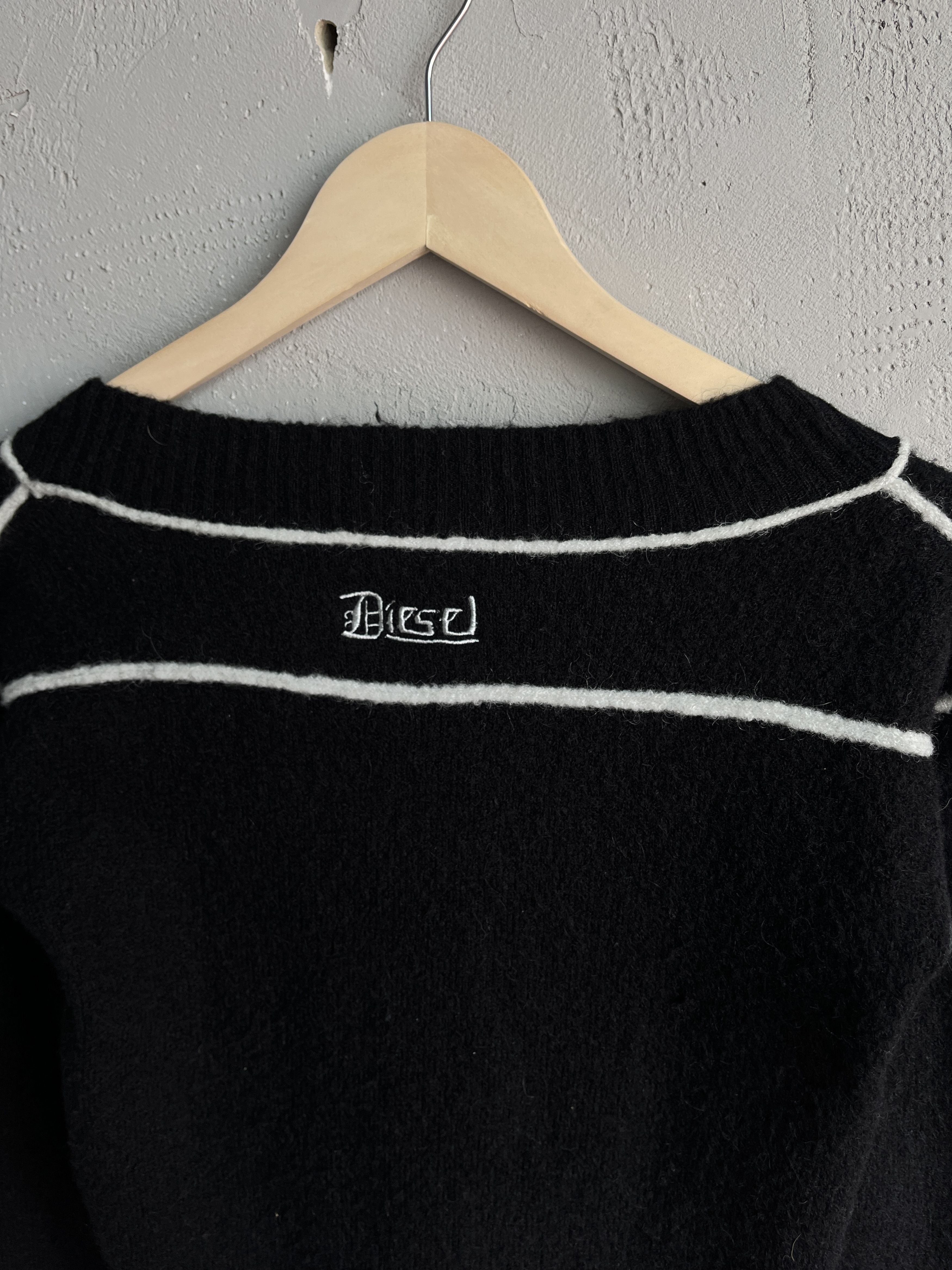 Diesel × Vintage Vintage Diesel 90s Opened Cardigan Mohair Women Sweater Size S / US 4 / IT 40 - 5 Thumbnail