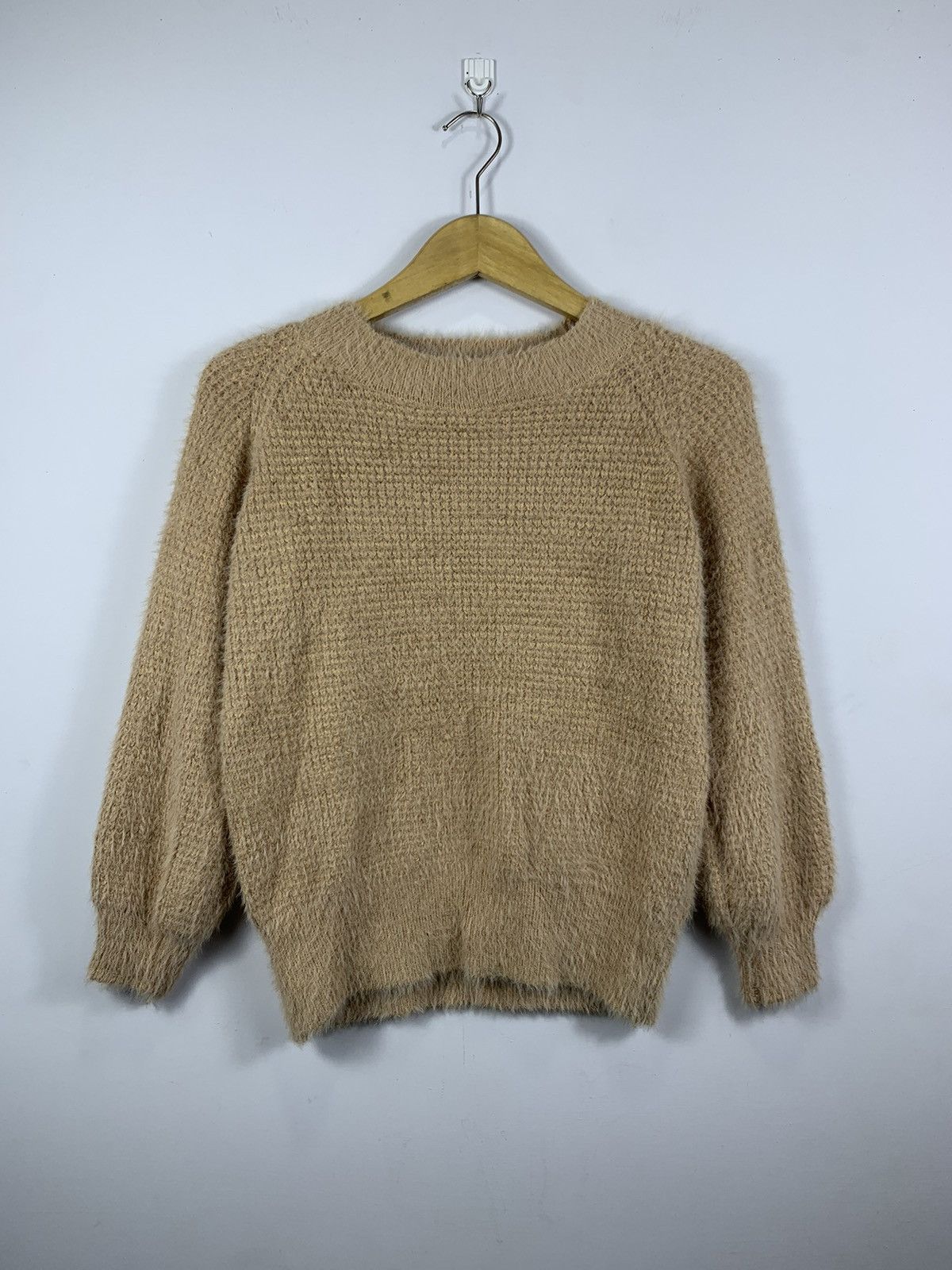 Issey Miyake × Japanese Brand Crazy Japanese Mohair Fuzzy Japanese Sweater Size US S / EU 44-46 / 1 - 1 Thumbnail