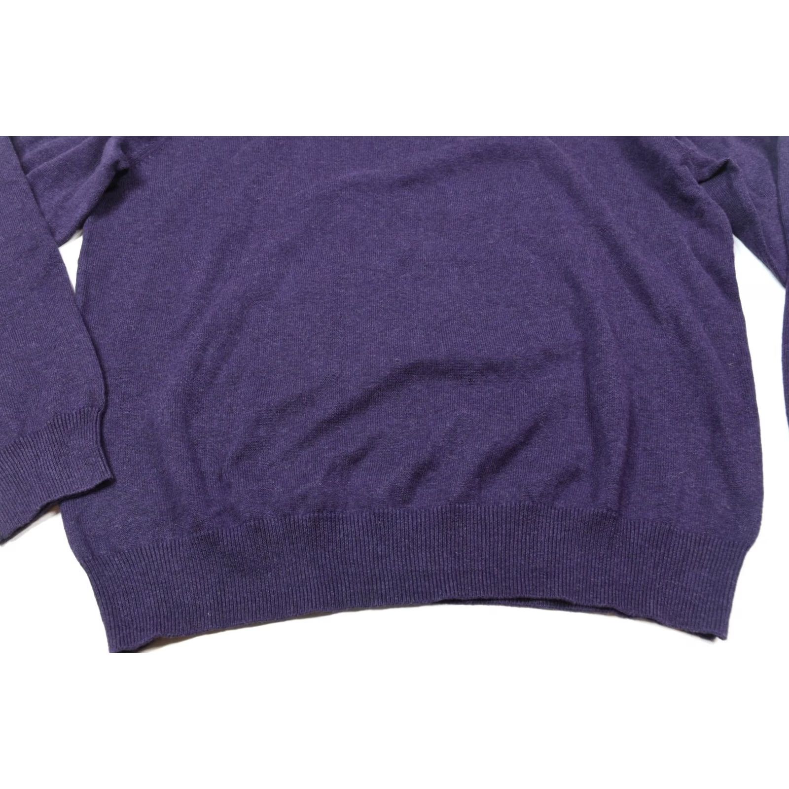 Jos. A. Bank Jos A Bank Traveler Sweater Mens Large Purple Long Sleeve Pima Cotton Pullover Size US L / EU 52-54 / 3 - 4 Thumbnail