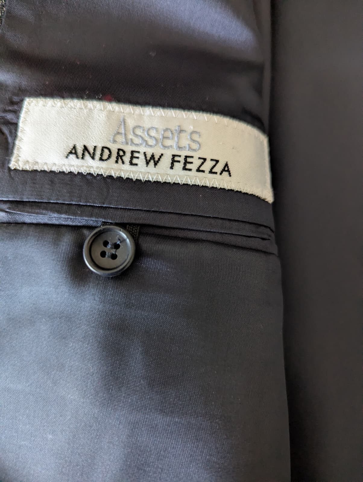Other Vintage Andrew Fezza Suit Size 44L - 2 Thumbnail