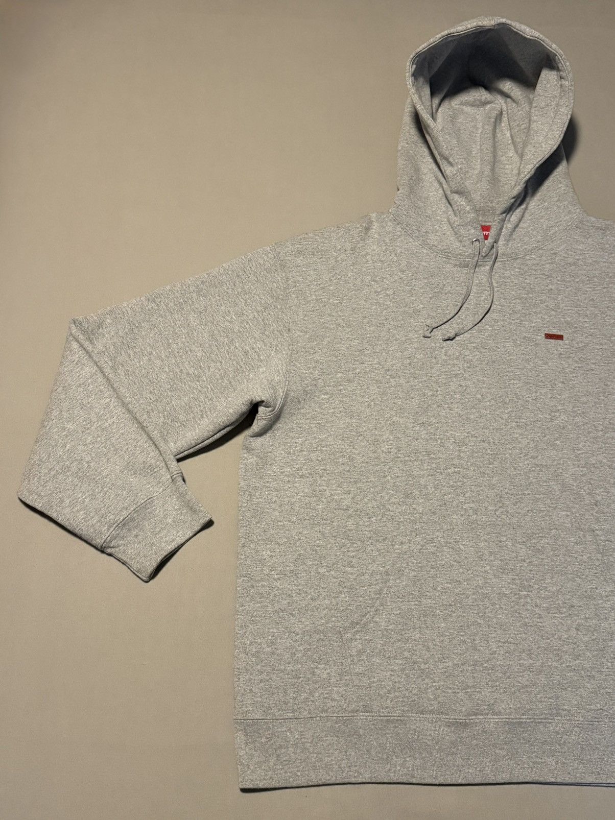 Supreme Supreme Enamel Small Box Logo Hoodie Heather Grey SS22 VNDS Size US XL / EU 56 / 4 - 3 Thumbnail