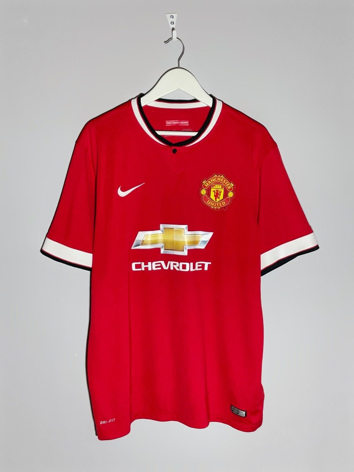 Nike #20 Van Persie Manchester United 2014/15 Home Football Shirt Size US XL / EU 56 / 4 - 2 Thumbnail