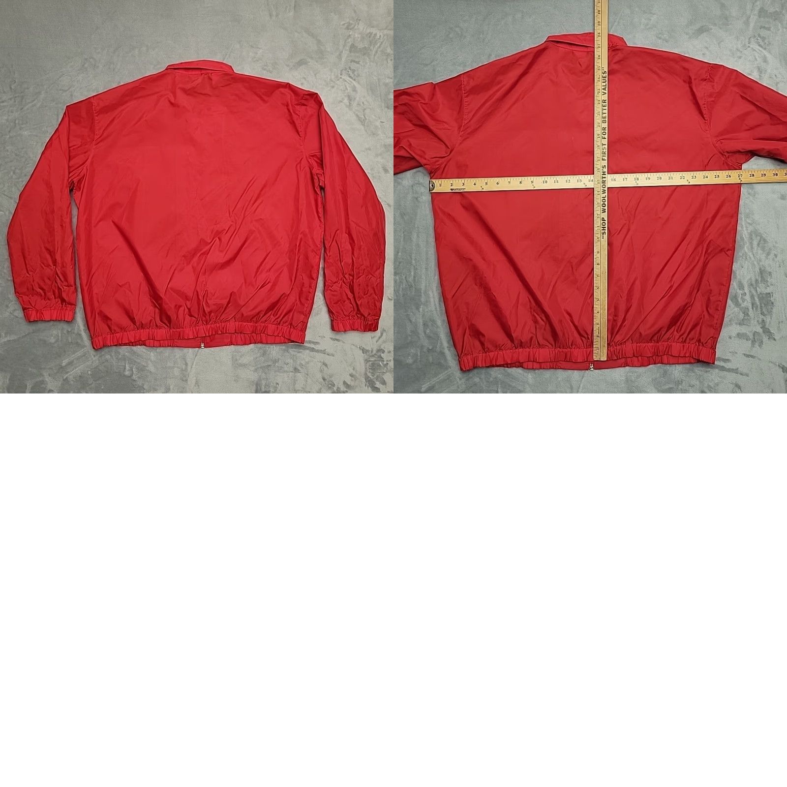 Etro VTG Norsport Jacket Men XL Red Nylon Full Zip Windbreaker Retro Unlined 80s 70s Sports Size US XL / EU 56 / 4 - 8 Thumbnail