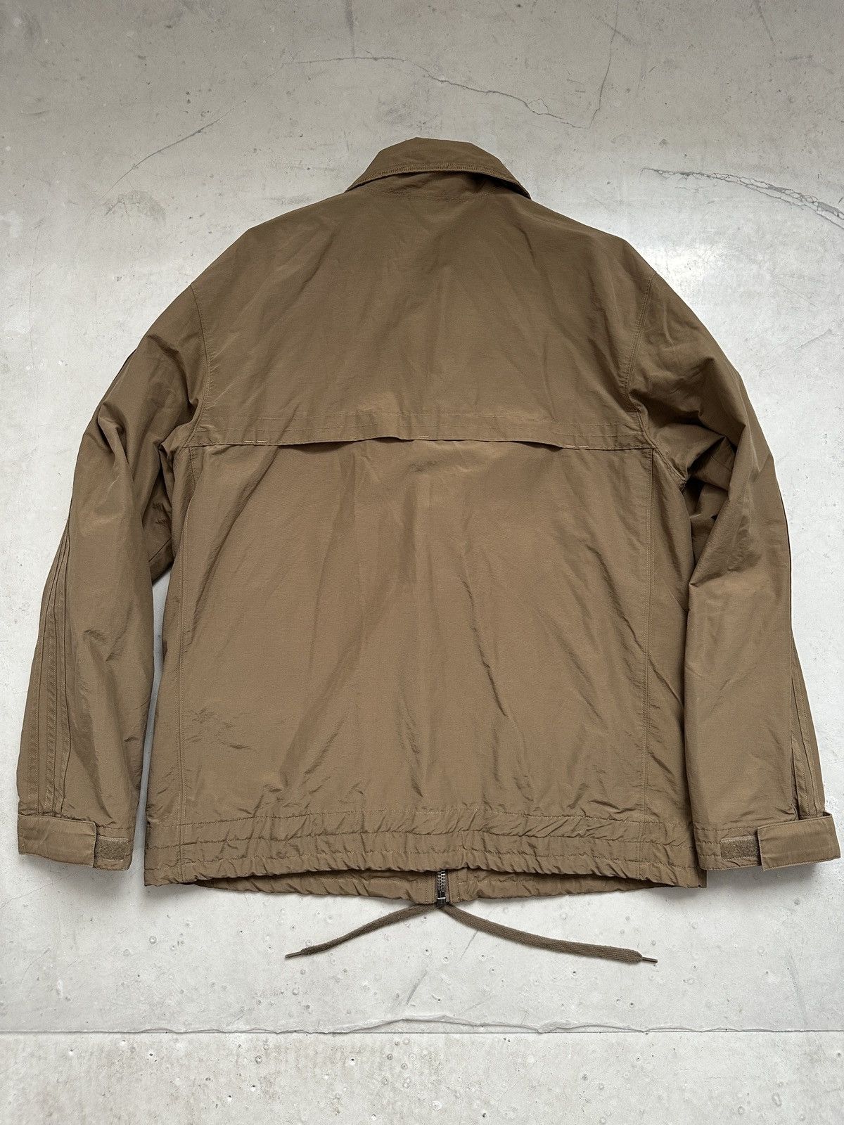 Adidas × Vintage 90s Vintage Adidas brown and khaki windbreaker light jacket Size US M / EU 48-50 / 2 - 3 Thumbnail
