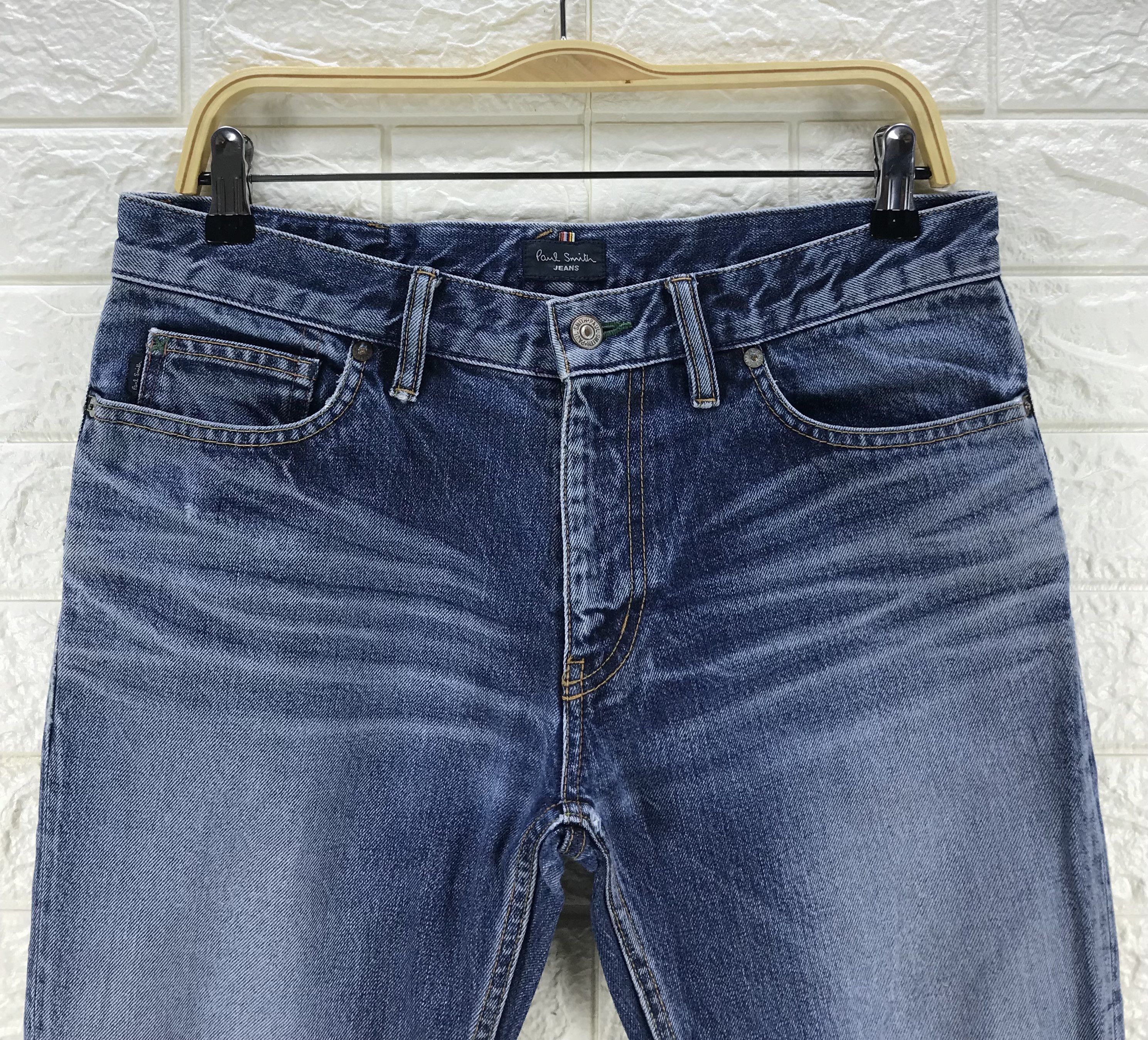 Paul Smith Vintage Paul Smith Faded Blue Jeans Distressed Denim Size US 32 / EU 48 - 2 Thumbnail