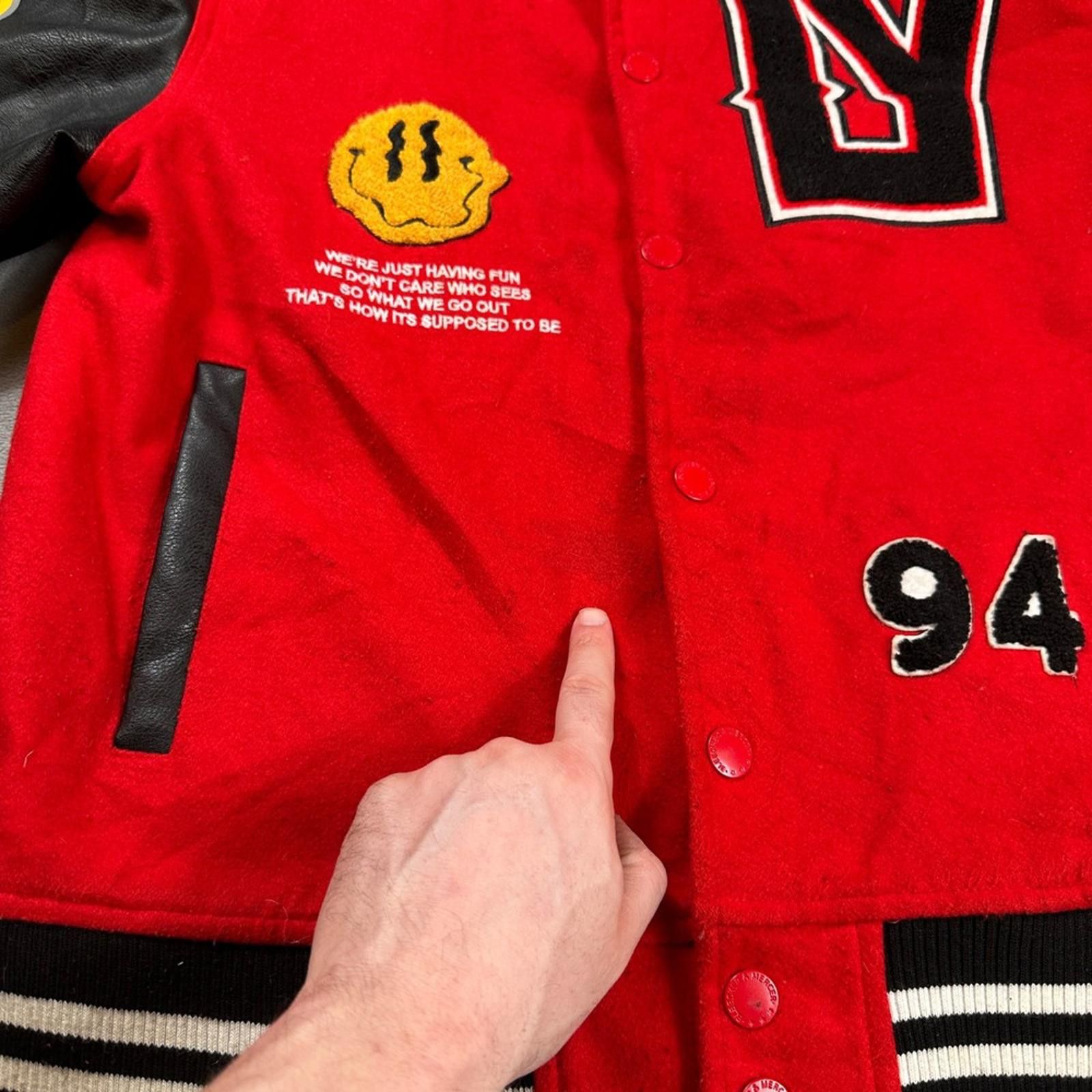 Other Bleecker & Mercer Varsity Jacket Men's M Red Black Letterman Size US M / EU 48-50 / 2 - 8 Thumbnail
