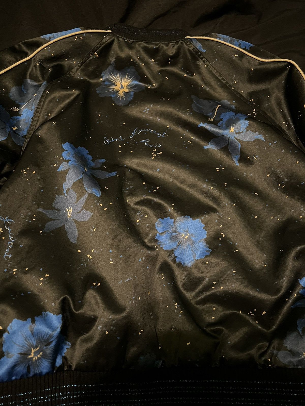 Saint Laurent Paris Saint Laurent Paris Teddy Jacket Hibiscus Floral print Size US M / EU 48-50 / 2 - 9 Thumbnail