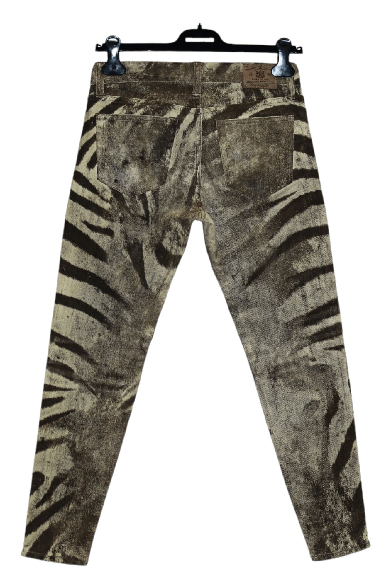 Ralph Lauren Ralph Lauren Skinny Zipper Cuff Animal Print Coated Jeans Size 27" / US 4 / IT 40 - 2 Thumbnail