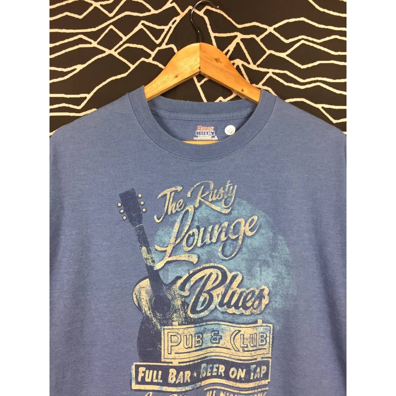 Hanes The Rusty Lounge Blues Pub & Club Live Music Tee Size US L / EU 52-54 / 3 - 3 Thumbnail