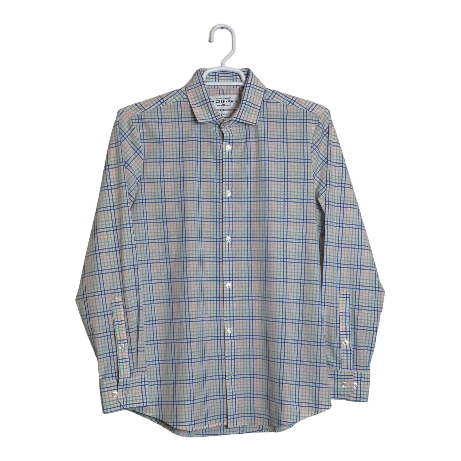 Mizzen+Main Mizzen+Main plaid long sleeves large trim fit shirt size XL Size US XL / EU 56 / 4 - 9 Thumbnail