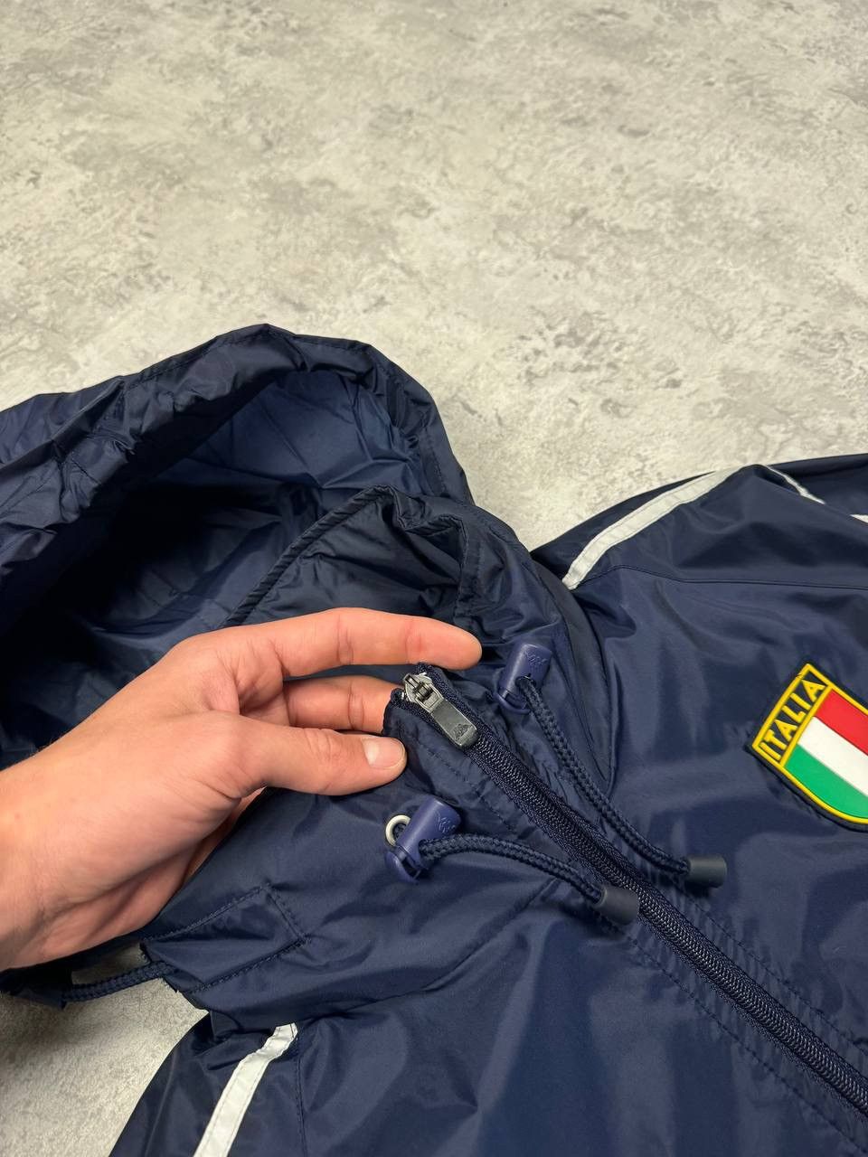 Kappa 2002 Italy World Cup Kappa Sideline Training Navy Jacket Size US M / EU 48-50 / 2 - 11 Thumbnail