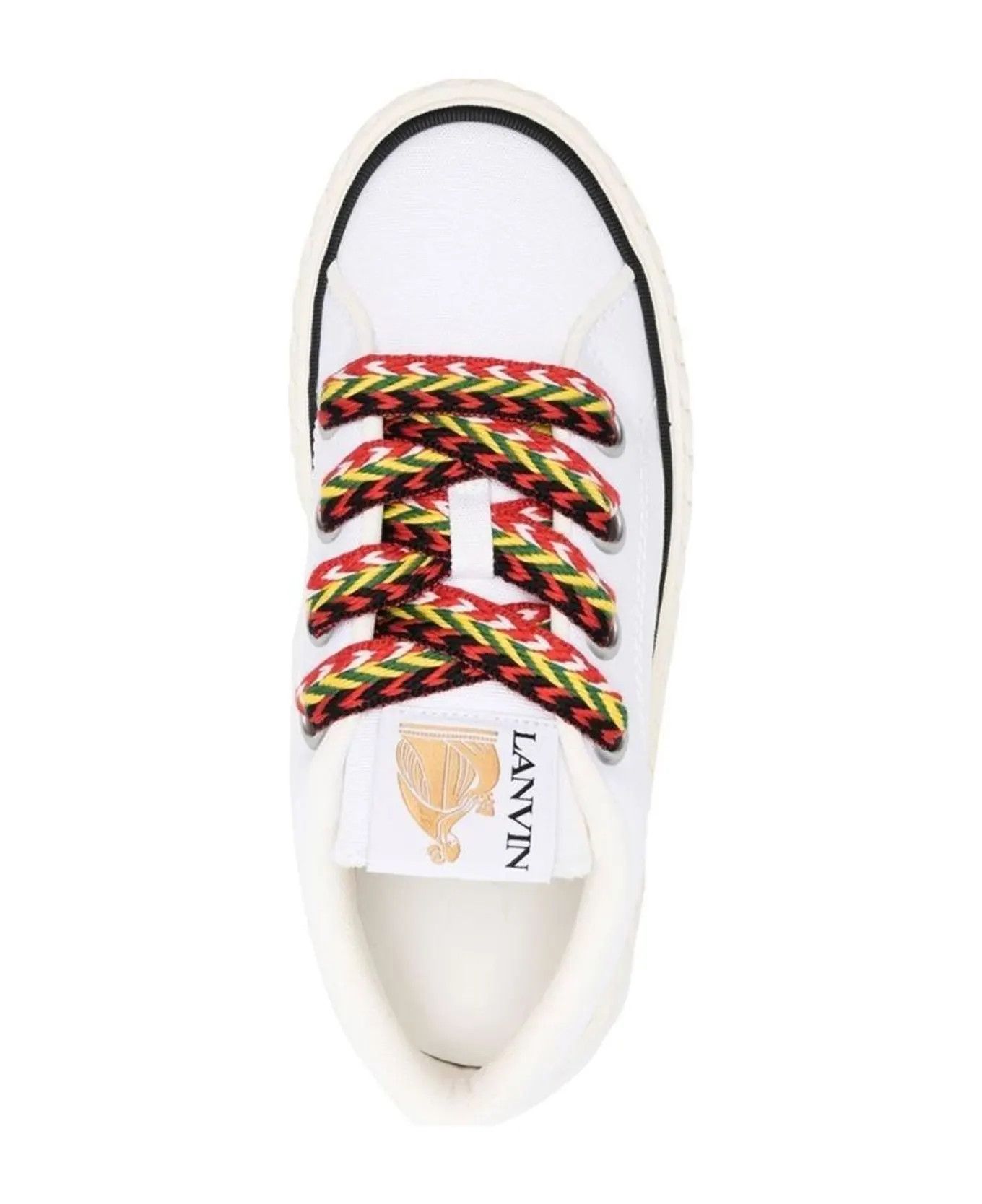 Lanvin o1y0326 Low-Top Sneakers in White/Gray Size US 6 / IT 36 - 4 Thumbnail