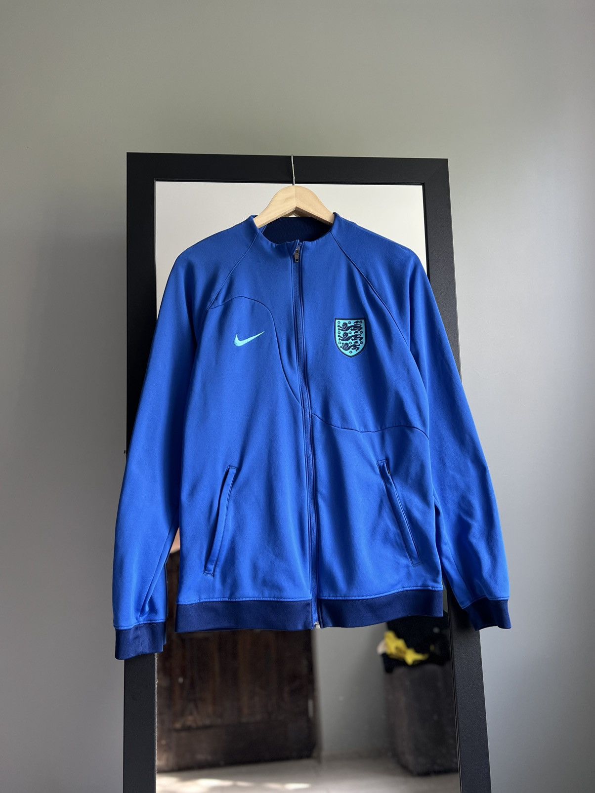 Nike Nike England Academy Pro 2022/23 Blokecore Soccer Tracktop Size US S / EU 44-46 / 1 - 1 Thumbnail