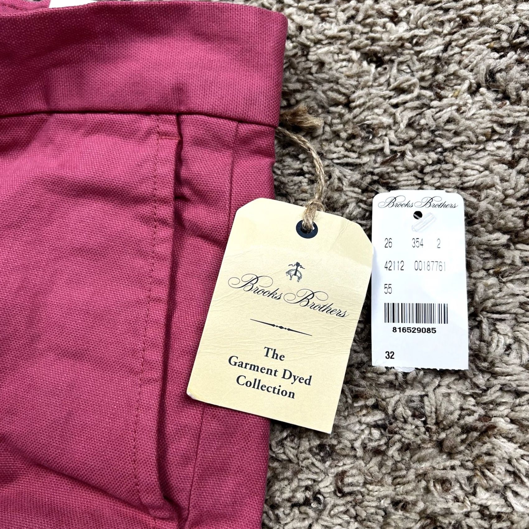 Brooks Brothers VINTAGE Brooks Brothers Bermuda Shorts Waist 32 Pink Cotton Preppy Beach? Size US 32 / EU 48 - 6 Thumbnail
